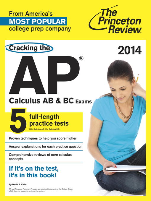 Title details for Cracking the AP Calculus AB & BC Exams, 2014 Edition by Princeton Review - Available
